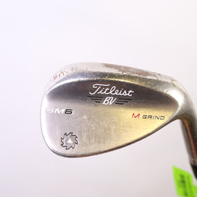 Used Titleist Vokey SM6 Steel Gray M Grind Sand Wedge - Right-Handed - 56 Degrees - Stiff Flex-Next Round