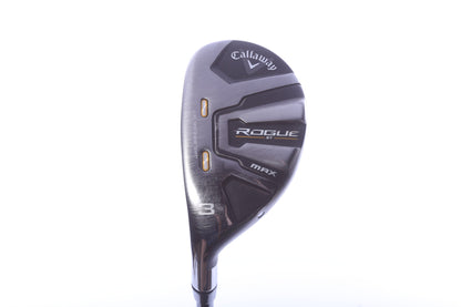 Used Callaway Rogue ST MAX 3H Hybrid - Left-Handed - 18 Degrees - Stiff Flex