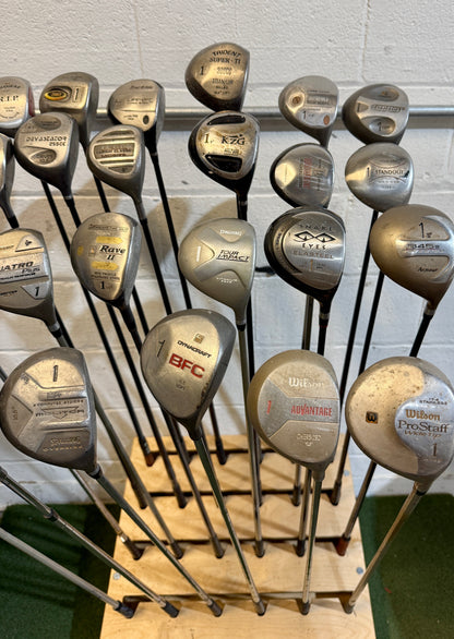 Wholesale Lot of 30 Golf Clubs - Assorted Drivers - Various Lofts/Lengths/Flexes