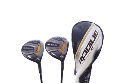 Used Callaway Rogue ST MAX Wood Set - Right-Handed - 3W, 5W - Stiff Flex