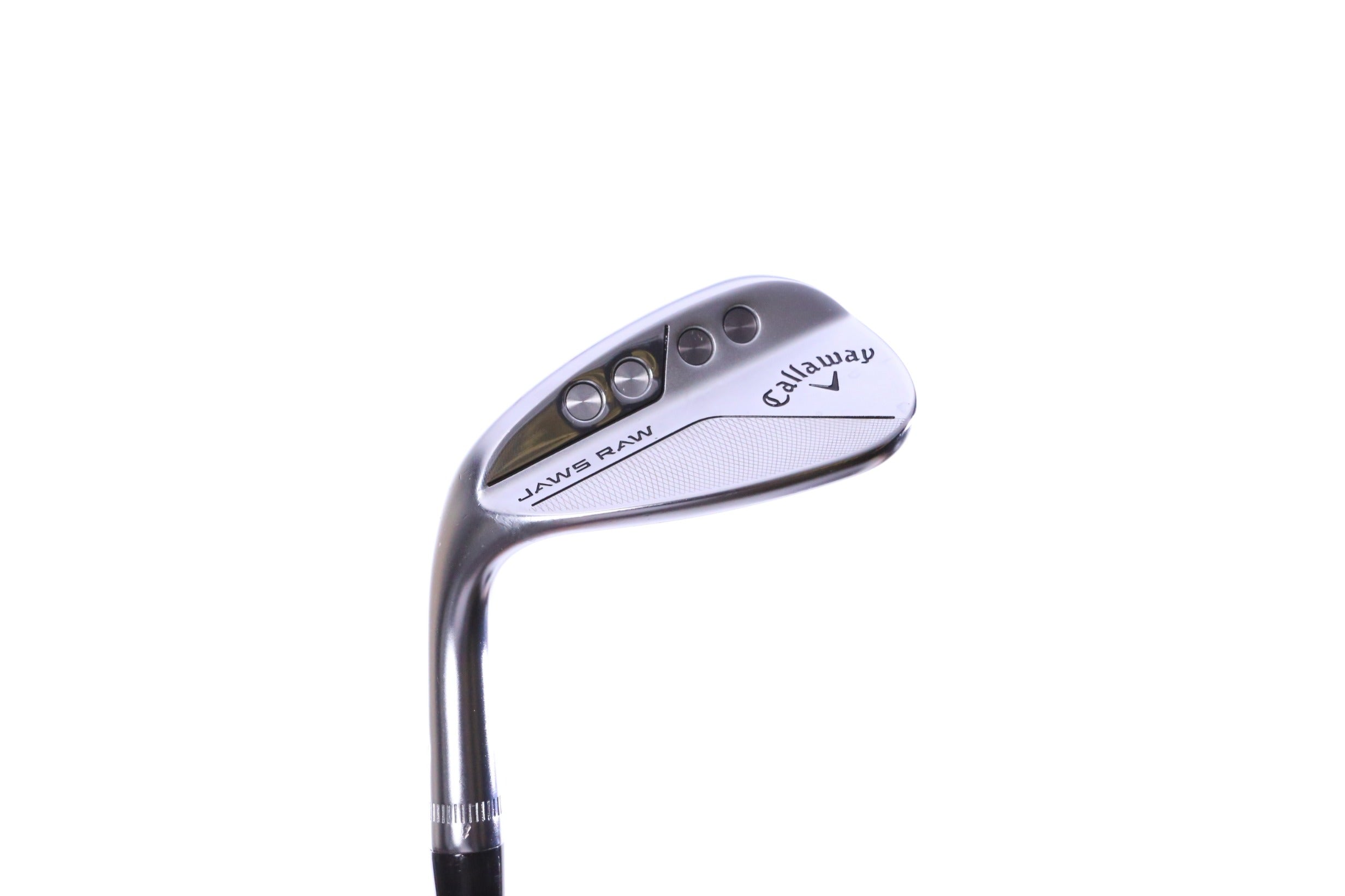 Used Callaway JAWS Raw Chrome Approach Wedge - Left-Handed - 52 Degrees - Wedge Flex