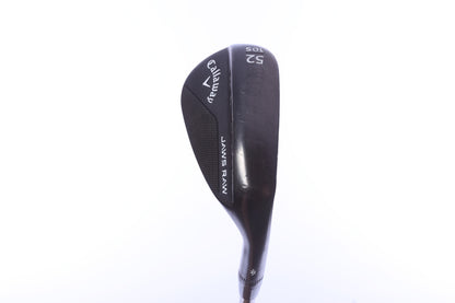 Used Callaway JAWS Raw Black Plasma Approach Wedge - Right-Handed - 52 Degrees - Seniors Flex-Next Round