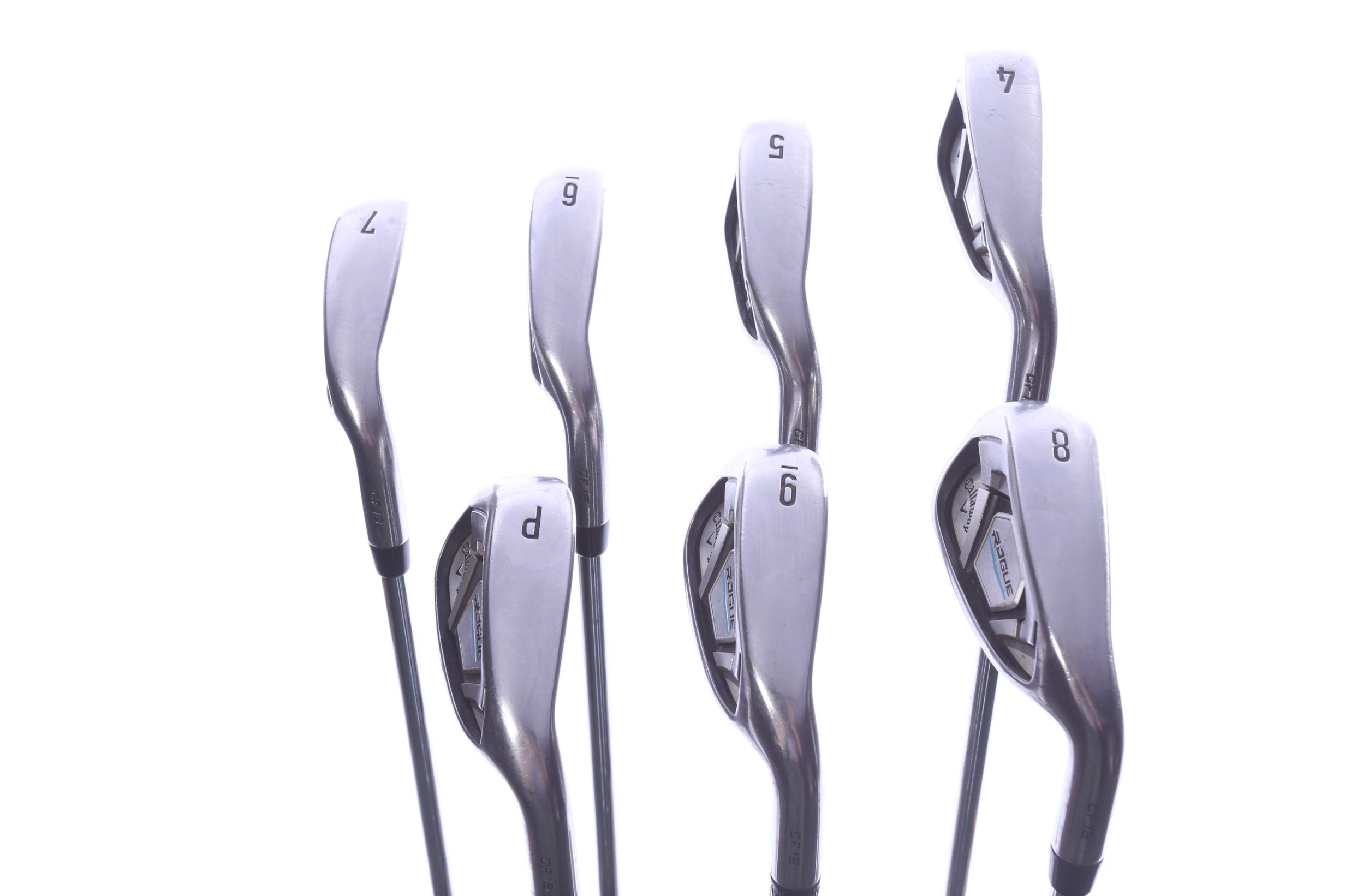 Used Callaway Rogue Iron Set - Right-Handed - 4-PW - Regular Flex