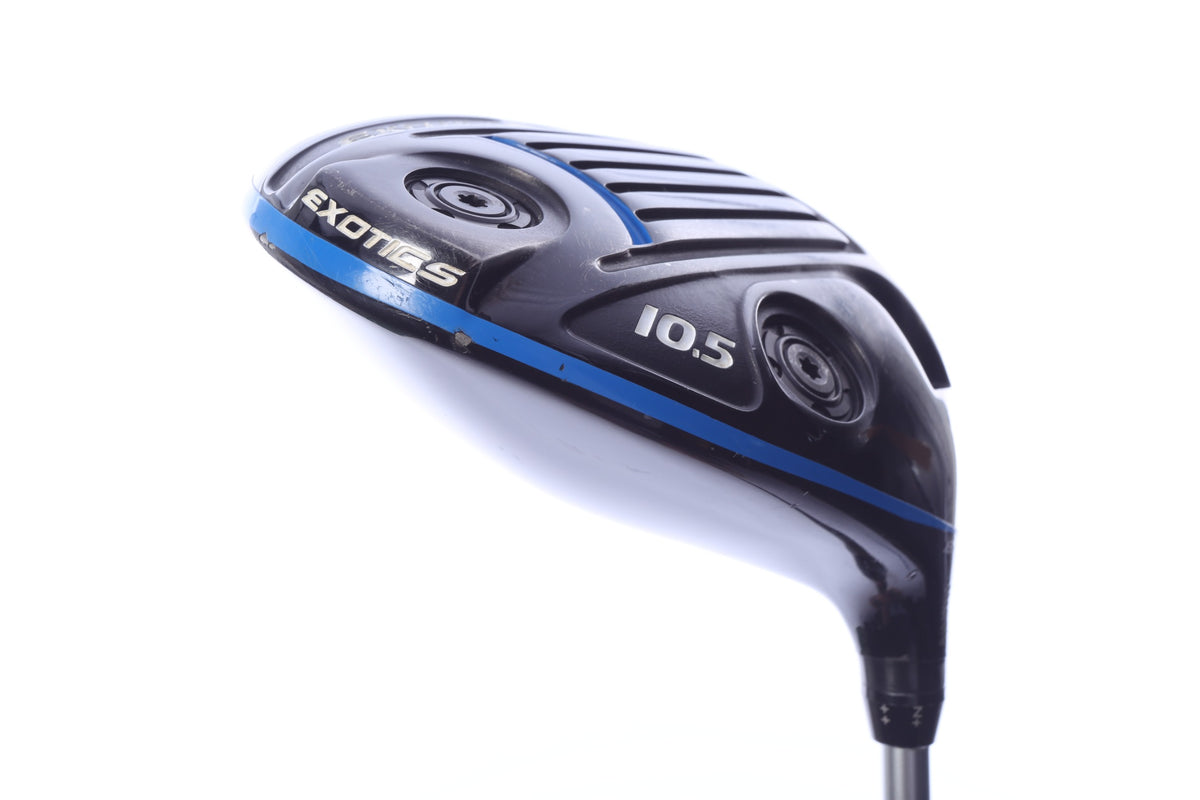 Used Tour Edge Exotics EXS Driver - 10.5 Degrees - Seniors Flex Mitsubishi Tensei CK Blue - Right-Handed