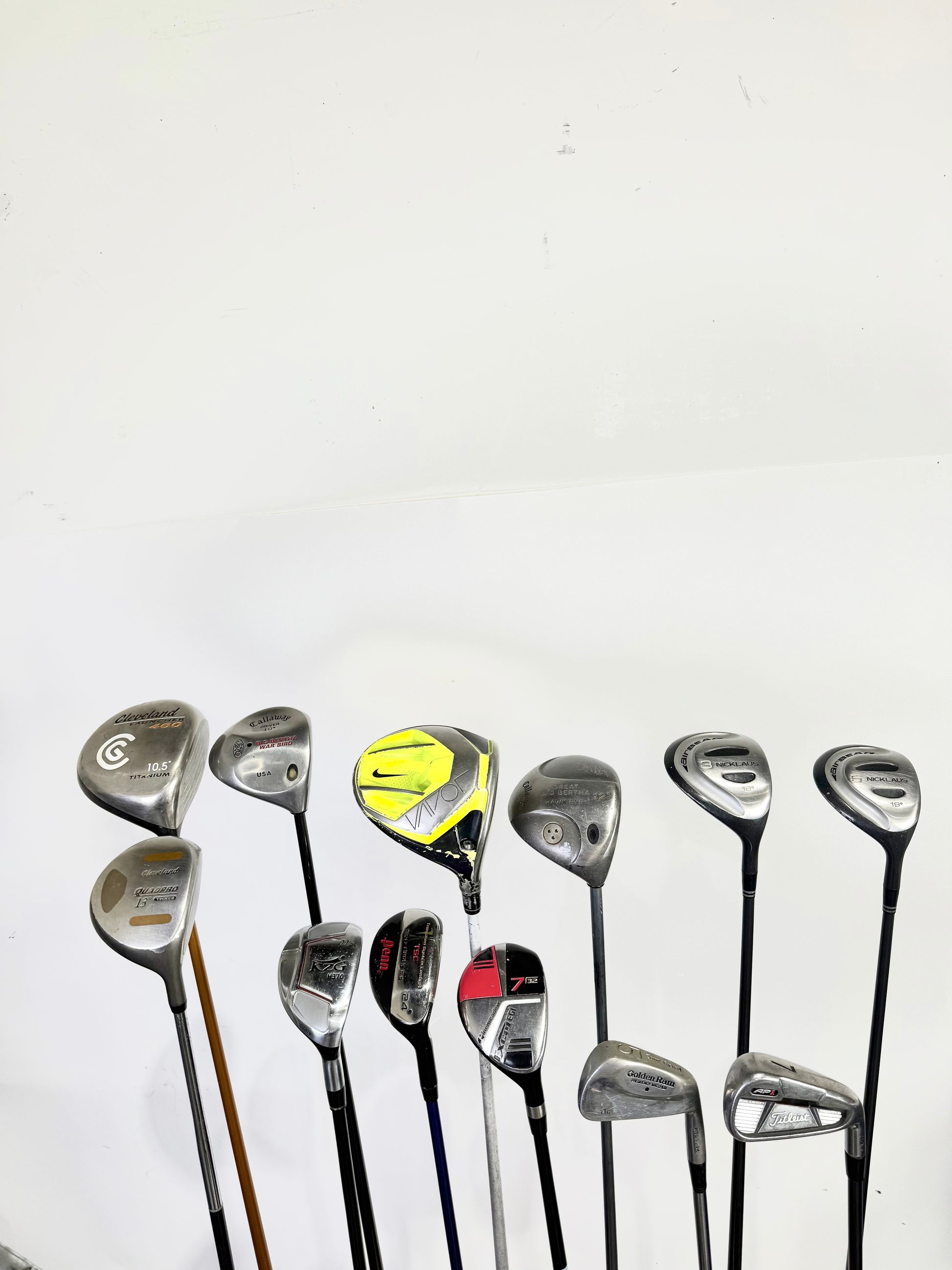 Wholesale Lot of 24 Golf Clubs - Right Handed - Assorted Brands and Flexes-Next Round