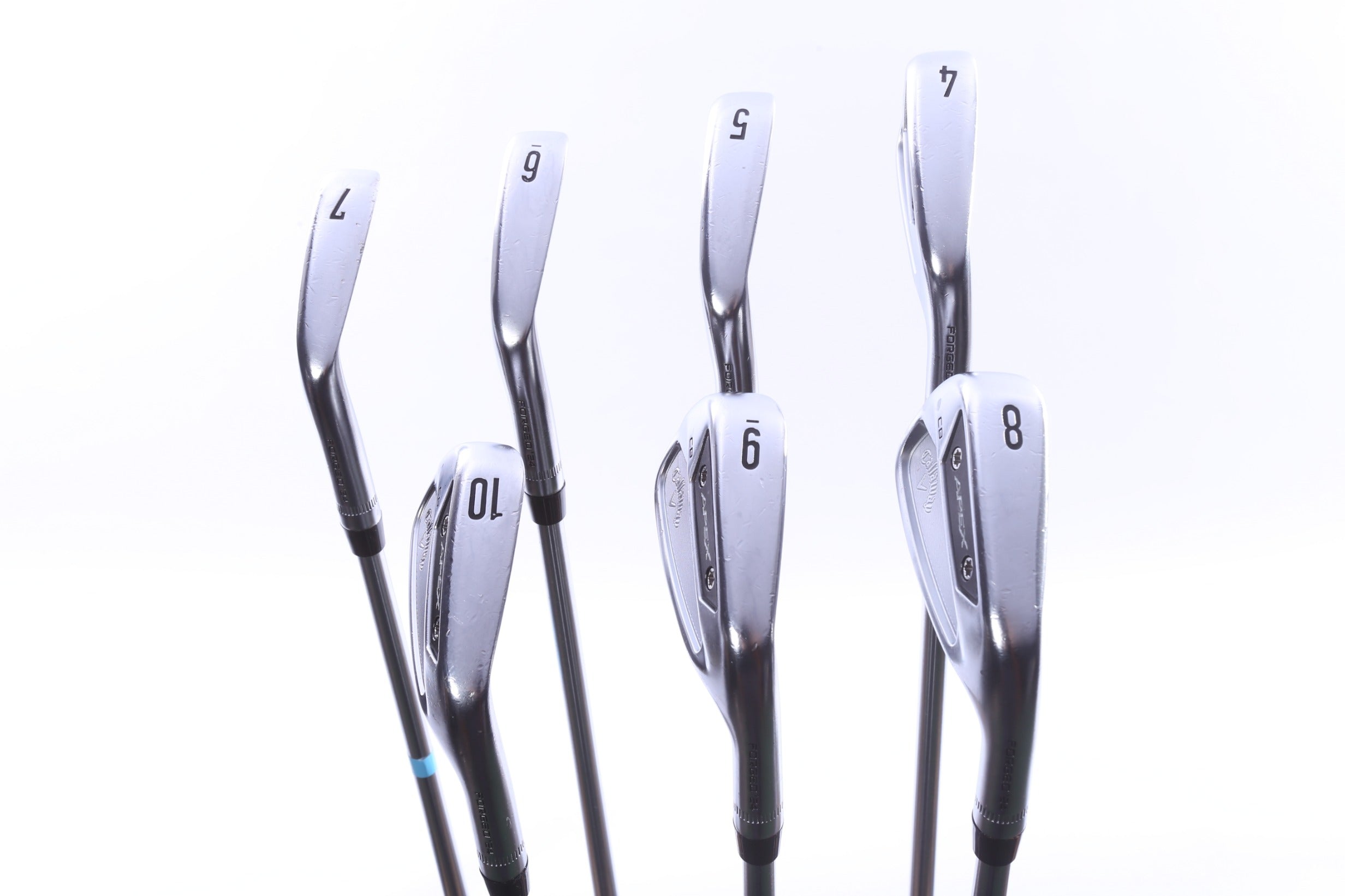 Used Callaway Apex CB 24 Iron Set - Right-Handed - 4-10 (PW) - Stiff Flex-Next Round