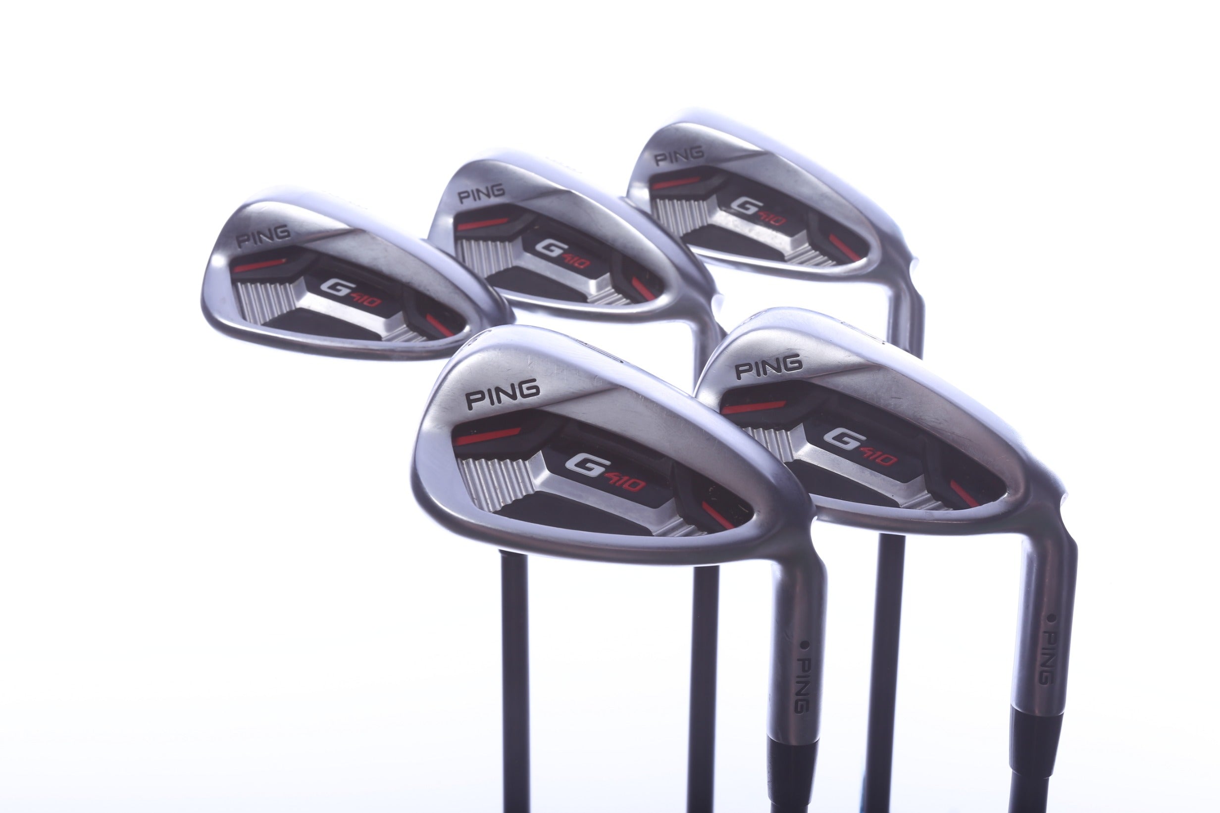 Used Ping G410 Iron Set - Right-Handed - 7-PW, UW - Soft Regular Flex