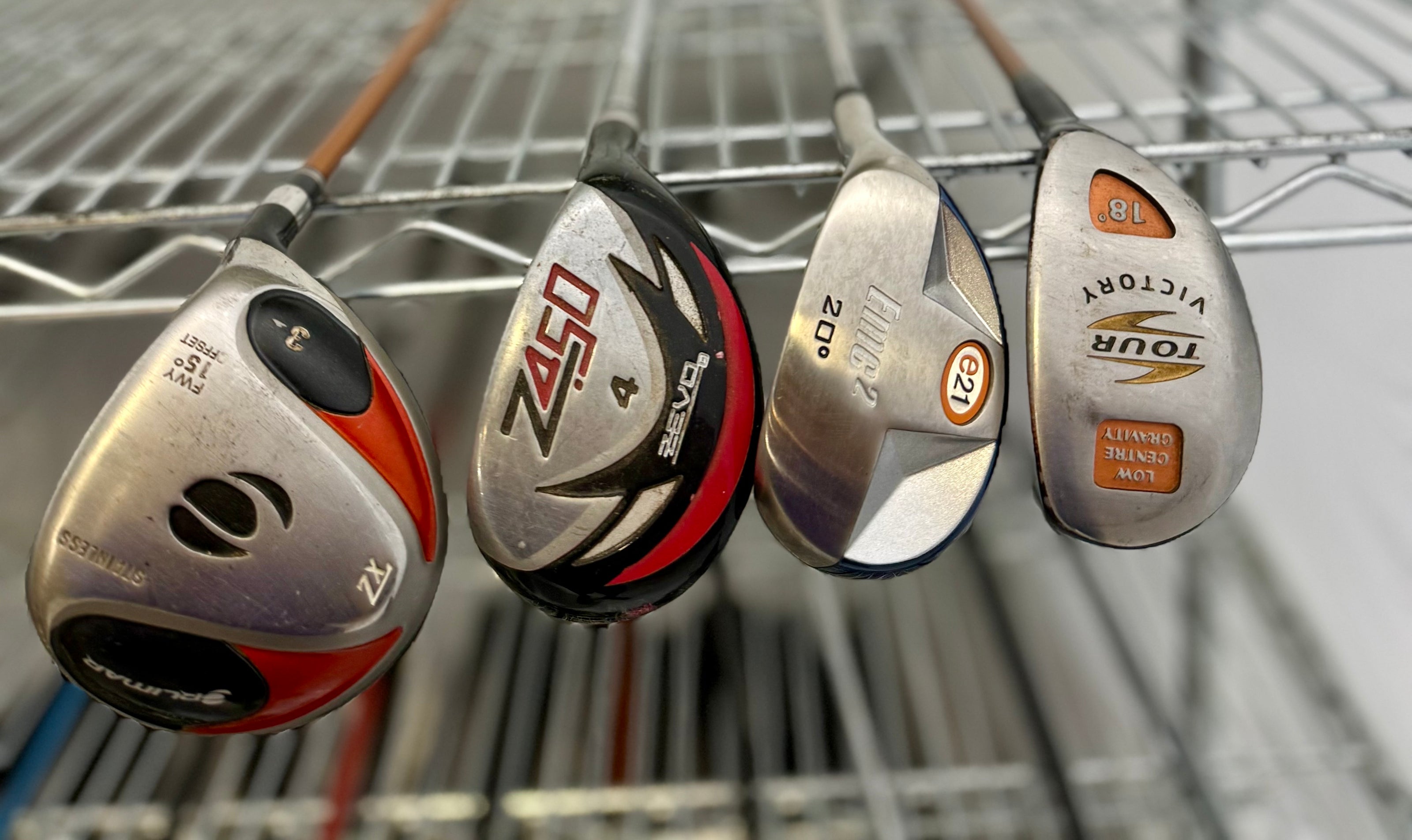 Wholesale Lot of 30 Golf Clubs - Assorted Fairway Woods & Hybrids-Next Round
