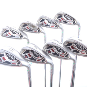 Used Ping G15 Iron Set - Right-Handed - 4-PW, UW - Stiff Flex - Green Dot-Next Round