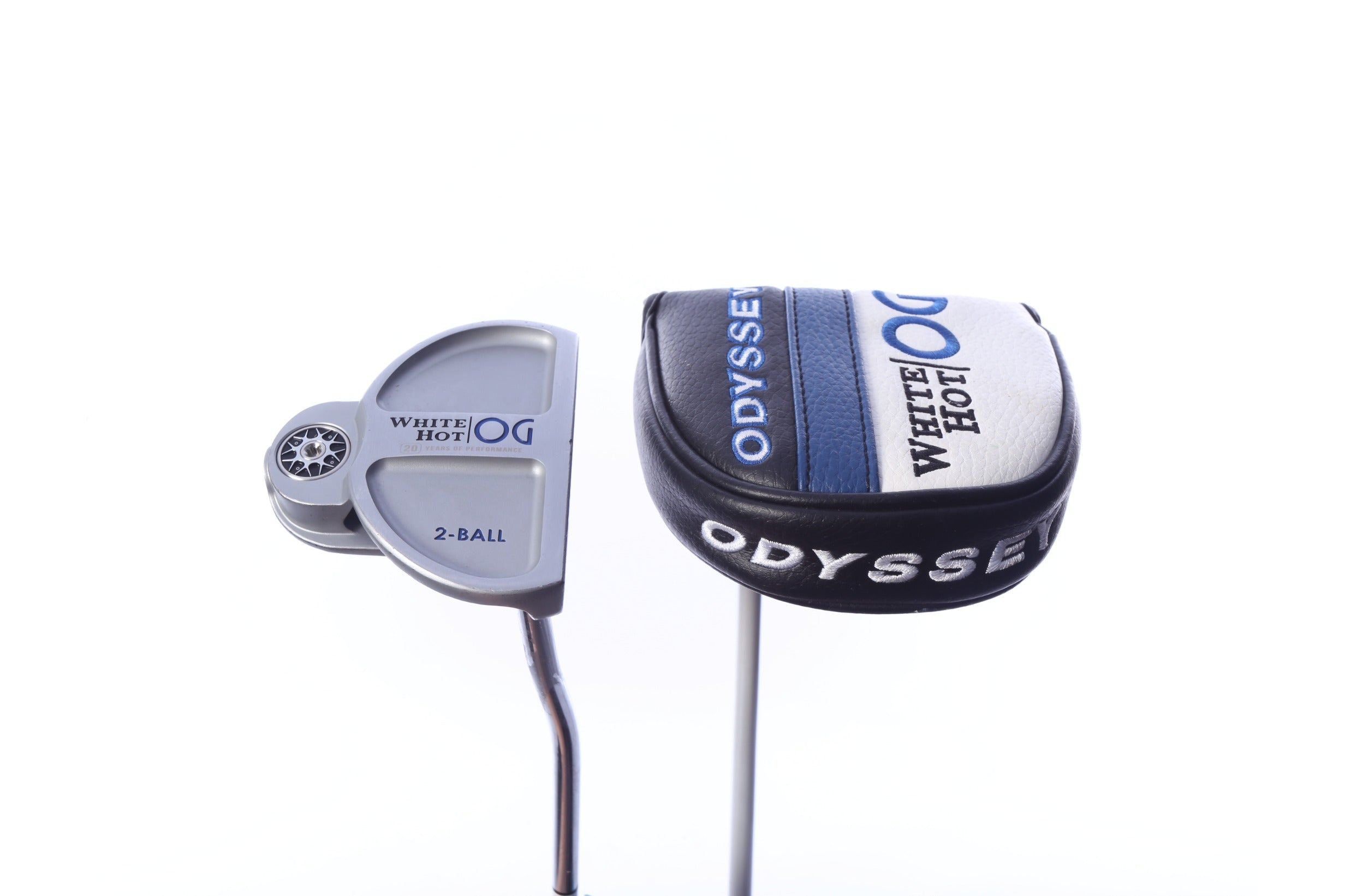 Used Odyssey White Hot OG 2 Ball Putter - Right-Handed - 32.5 in - Mallet