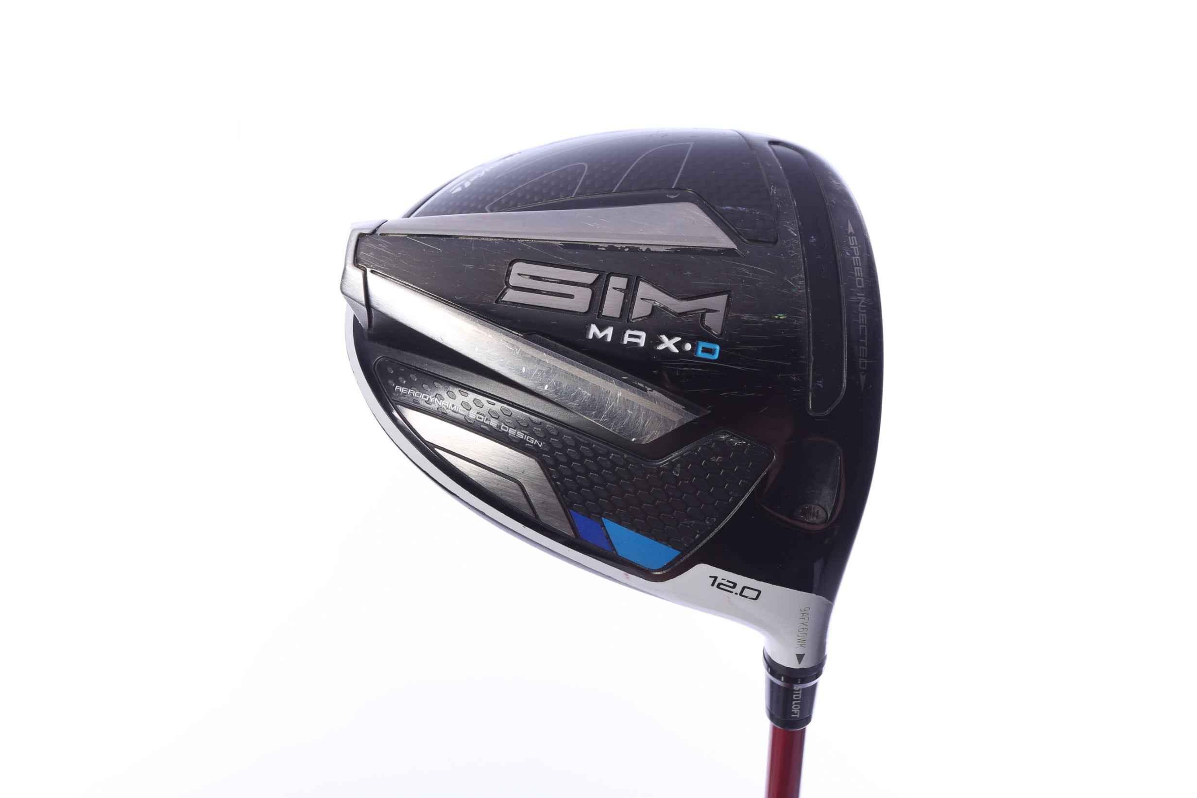 Used TaylorMade SIM MAX-D Driver - 12 Degrees - Seniors Flex Fujikura VENTUS Red - Right-Handed