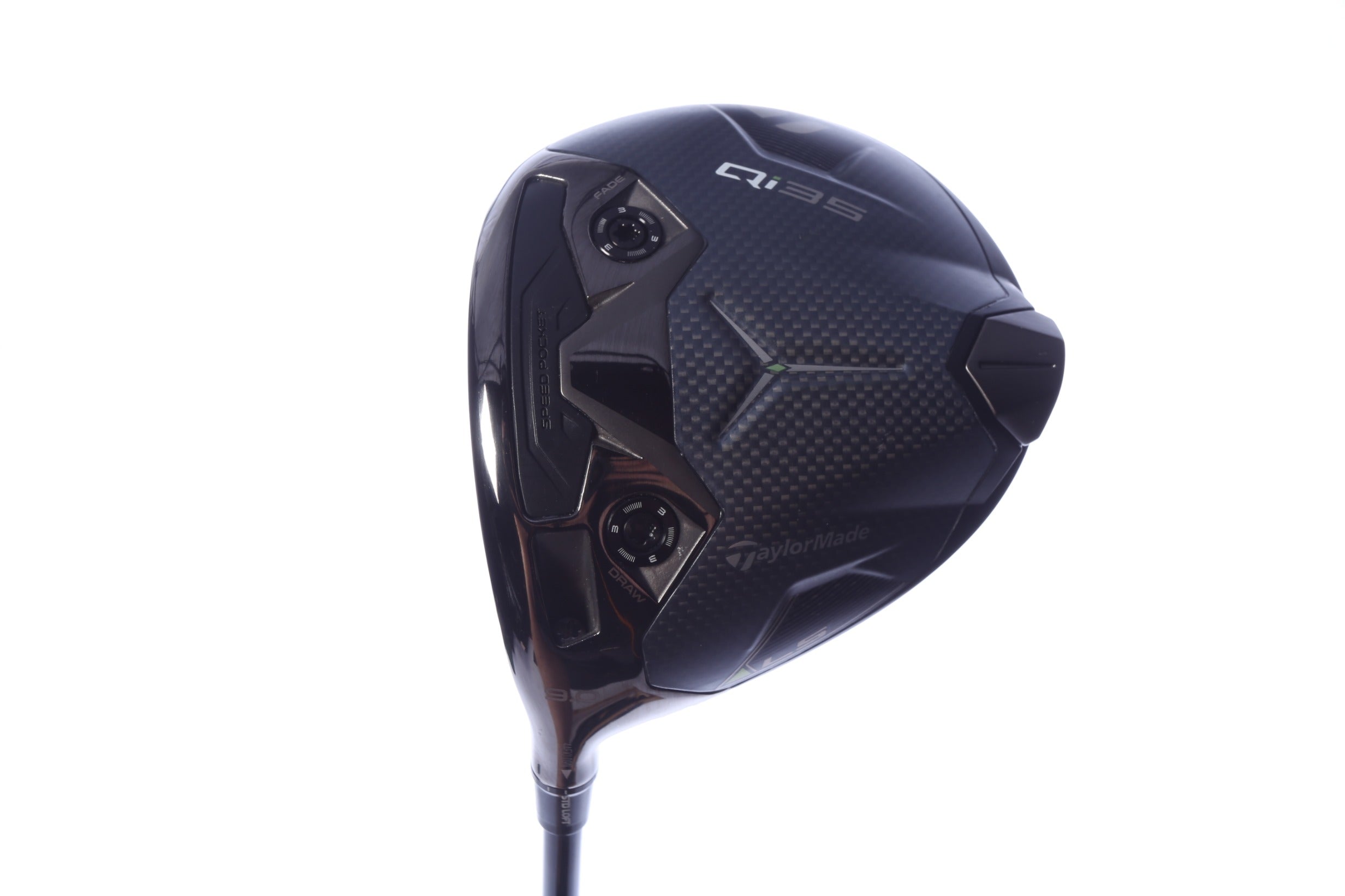 Used TaylorMade Qi35 LS Driver - 9 Degrees - Stiff Flex Project X HZRDUS Smoke Red RDX - Left-Handed