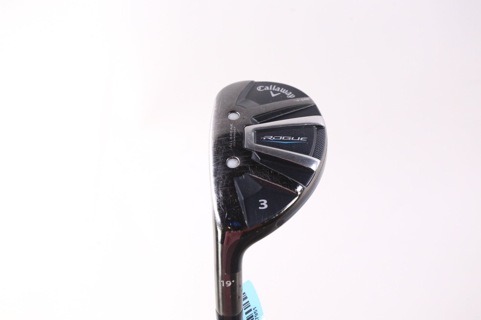 Used Callaway Rogue 3H Hybrid - Left-Handed - 19 Degrees - Extra Stiff Flex-Next Round