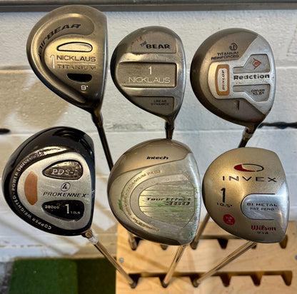 Wholesale Lot of 30 Golf Clubs - Assorted Drivers