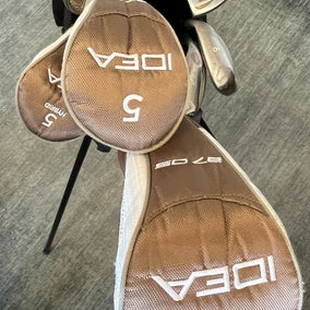 Used Adams Idea a7OS Complete Set - Right-Handed - 1W. 5W, 5H, 7i, 9i. SW - Ladies Flex-Next Round