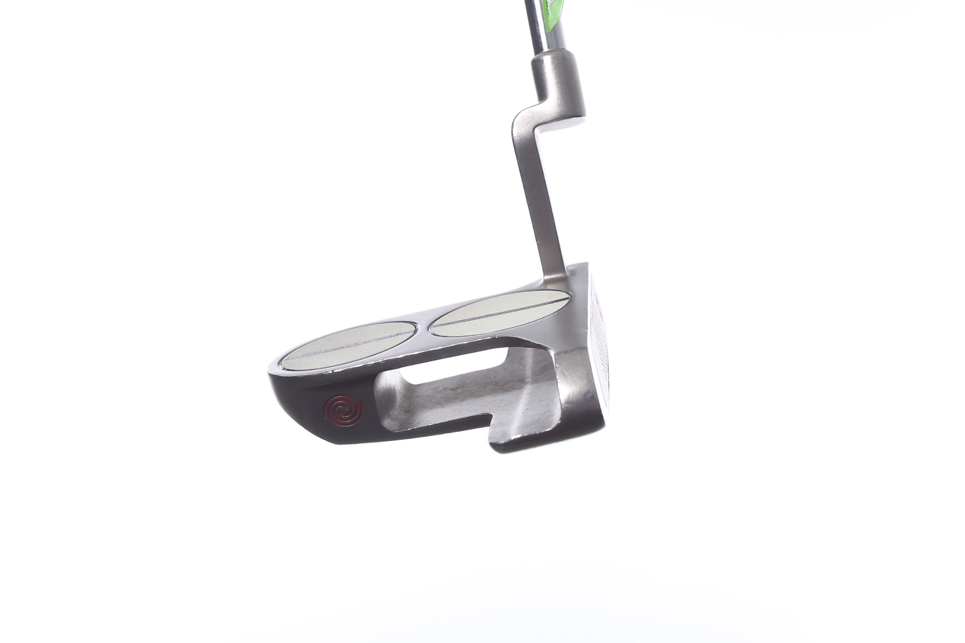 Used Odyssey White Ice 2-Ball Blade Lined Putter - Right-Handed - 35 in - Mallet-Next Round