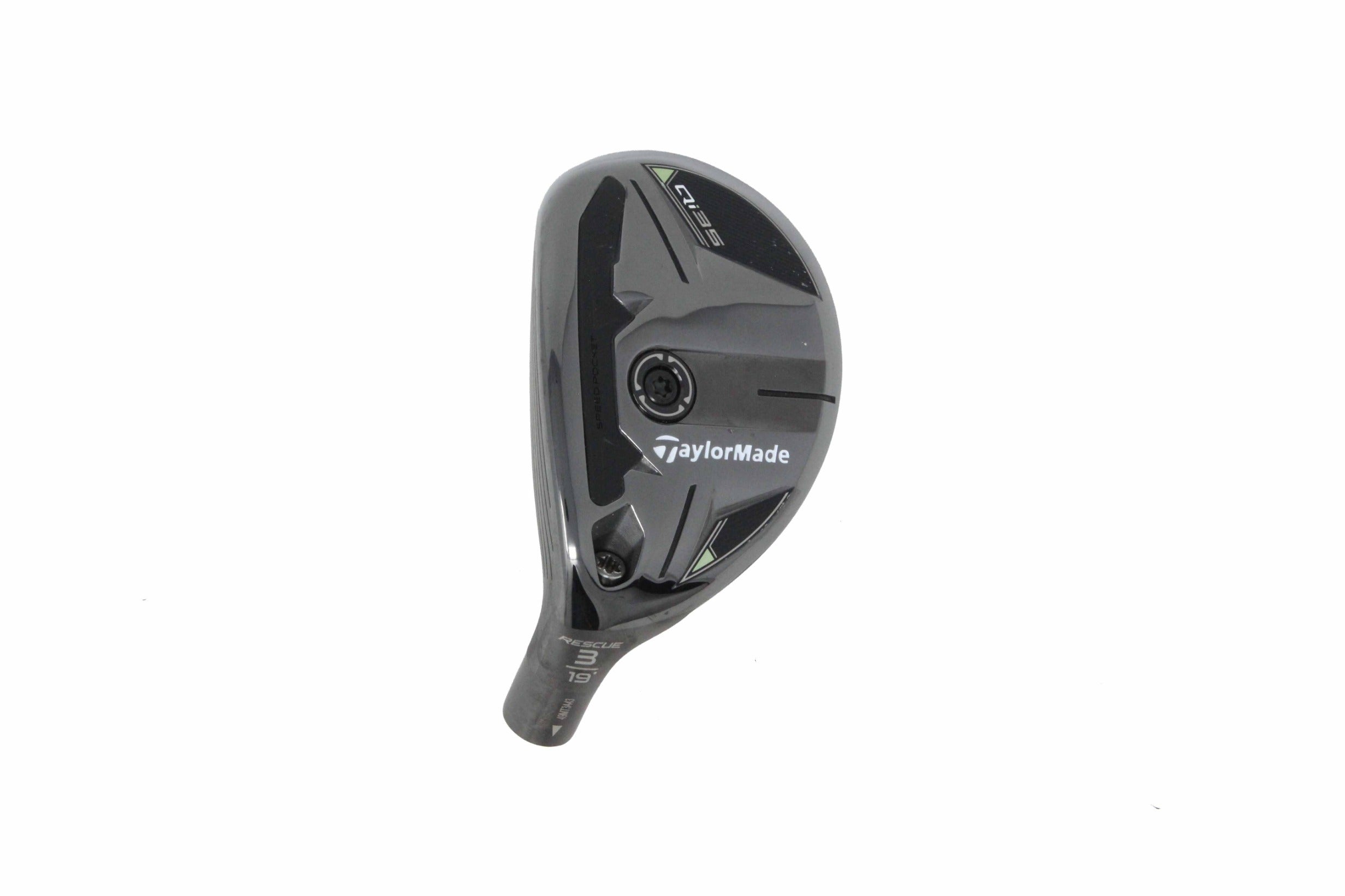 Used TaylorMade Qi35 Rescue 3H - HEAD ONLY - Left-Handed - 19 Degrees