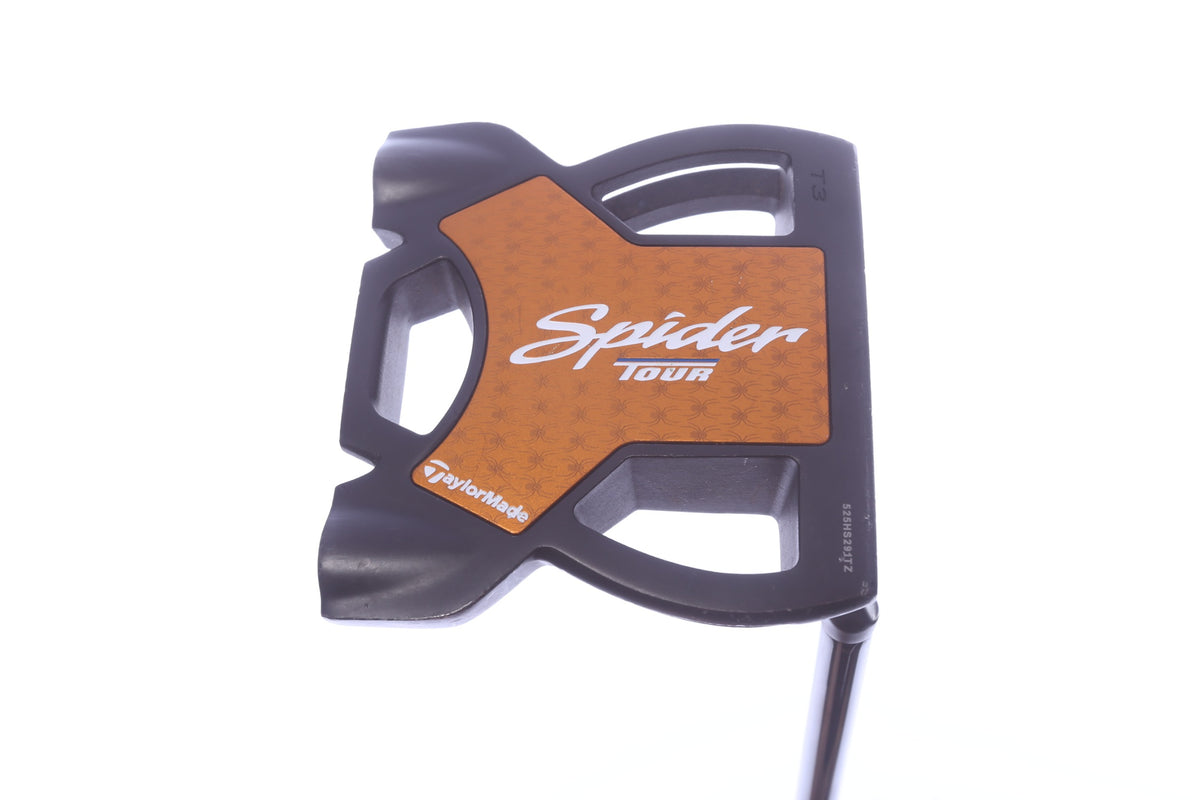 Used TaylorMade Spider Tour Black Slant Putter - Right-Handed - 34.5 in - Mallet-Next Round