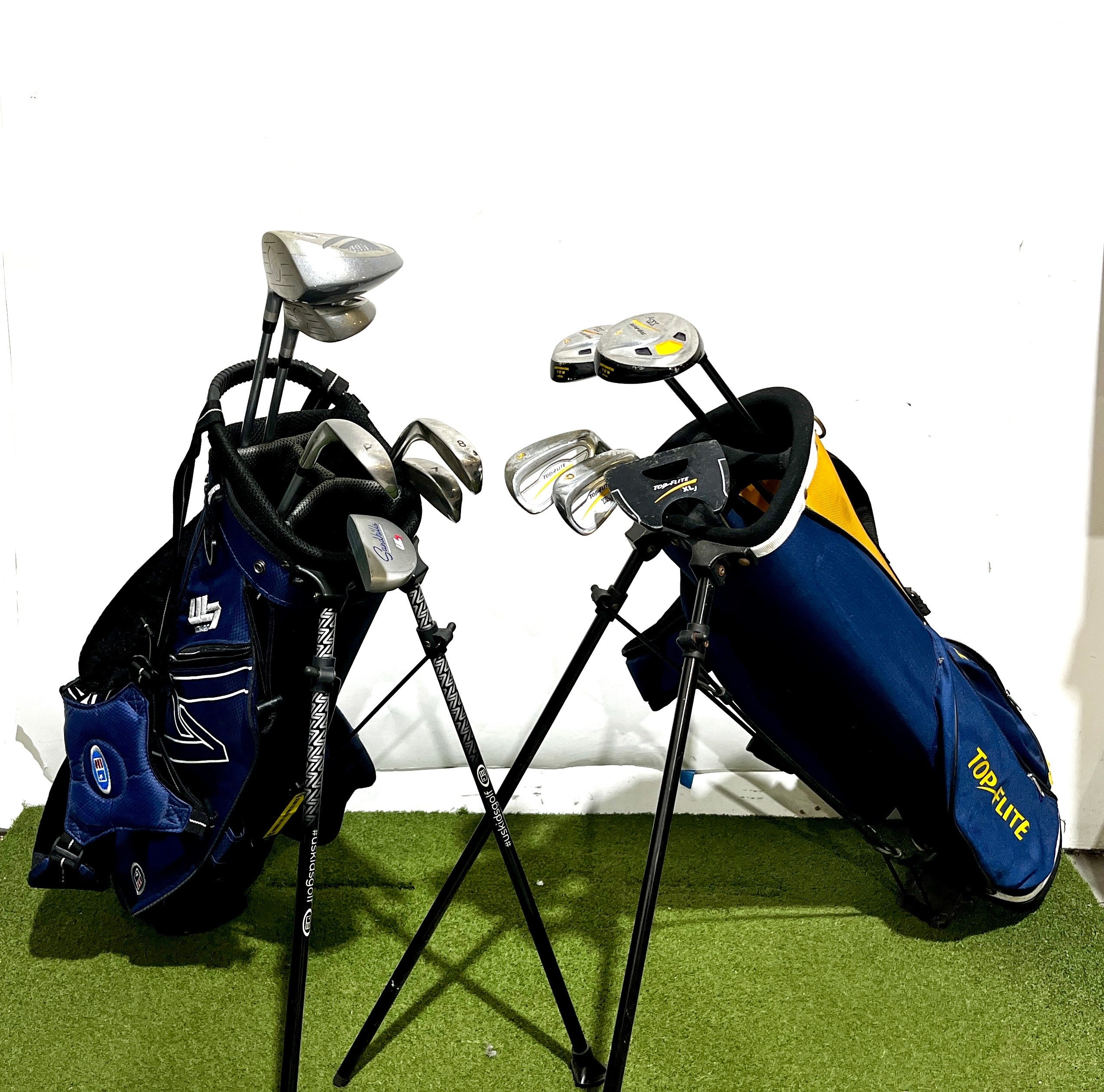 Wholesale Lot of 2 Kids Sets - Right-Handed - U.S Kids Golf and Top Flite-Next Round
