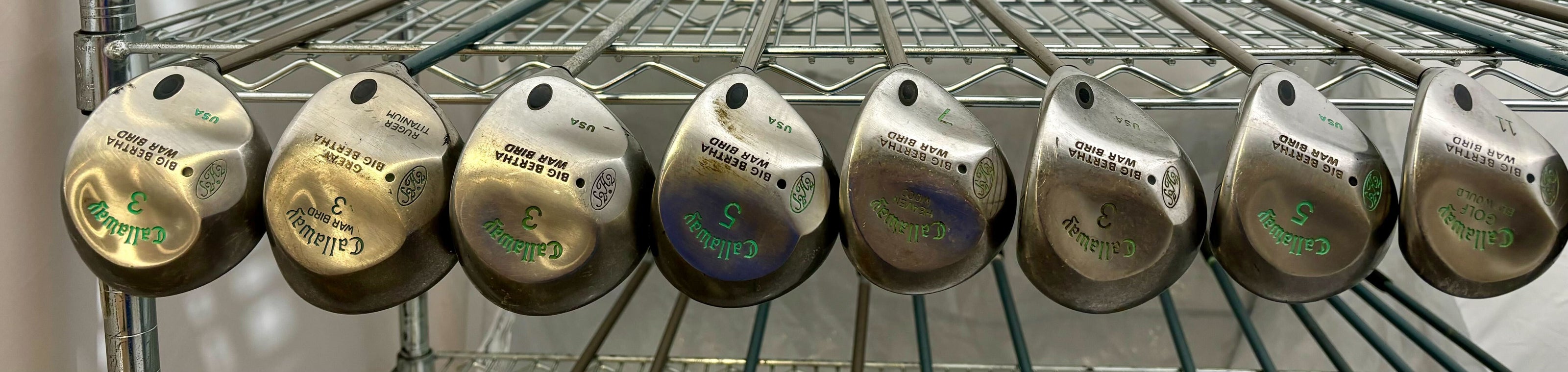 Wholesale Lot of 25 Golf Clubs - Callaway Big Bertha War Bird Fairway Woods-Next Round