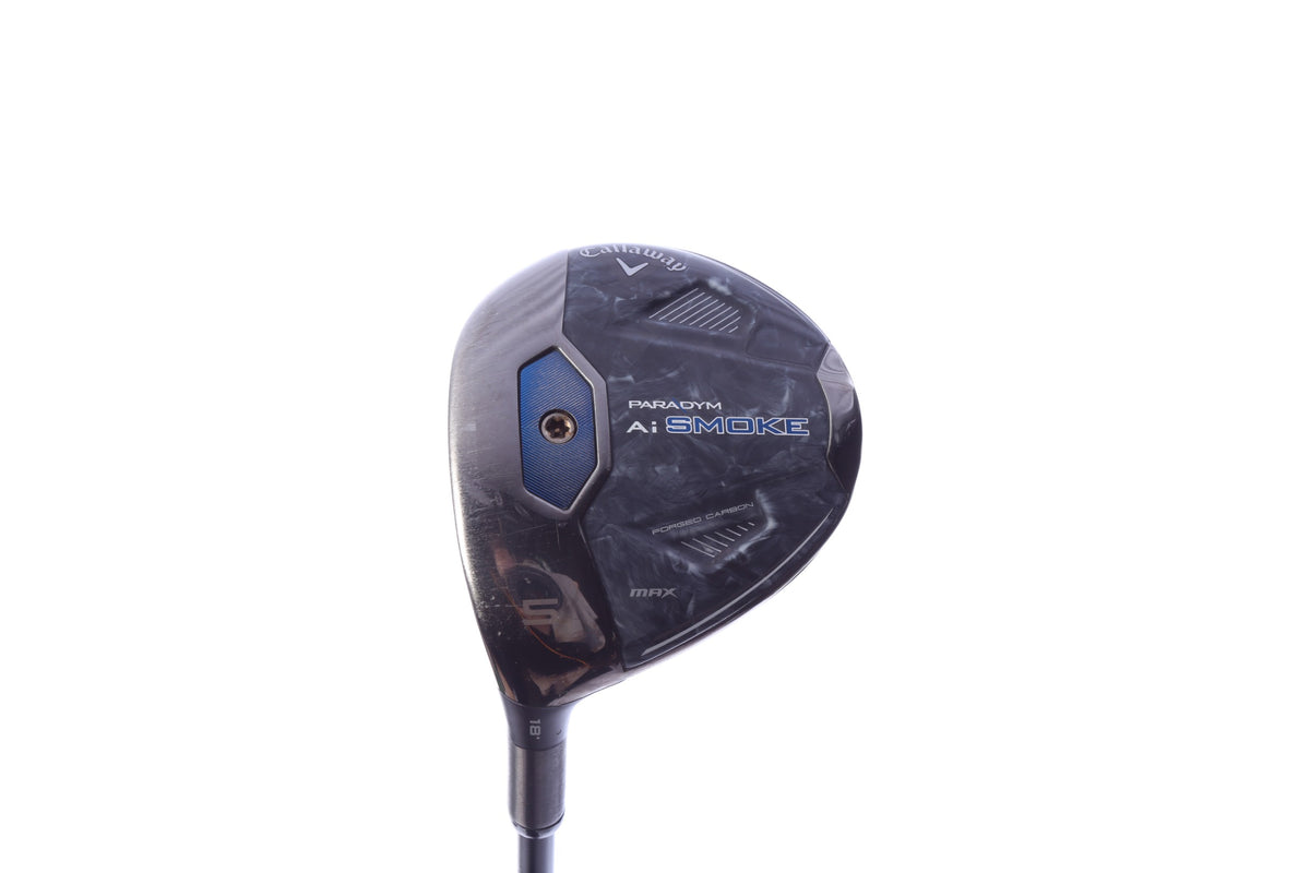 Used Callaway Paradym Ai Smoke MAX 5-Wood - Left-Handed - 18 Degrees - Regular Flex