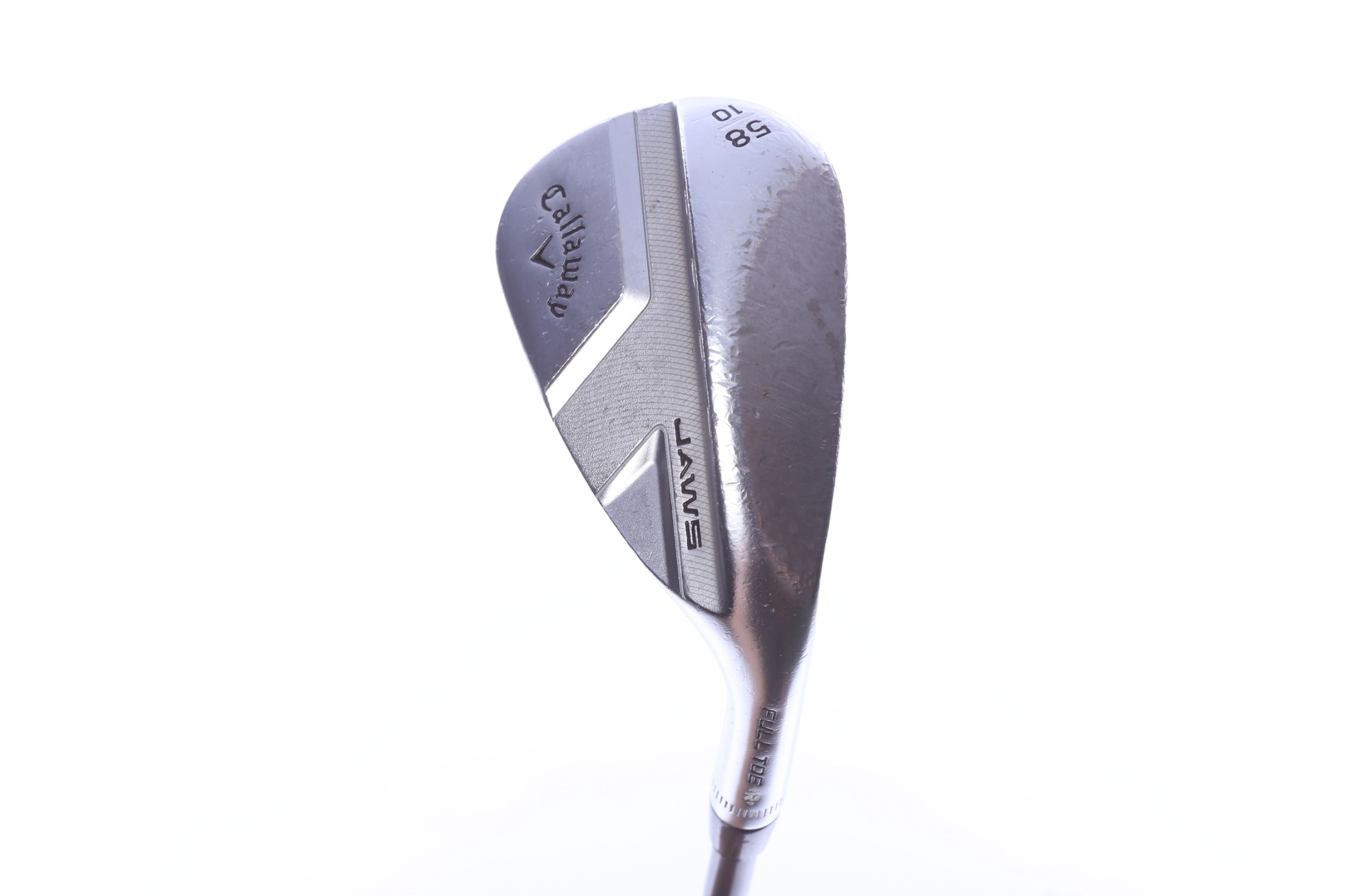 Used Callaway JAWS Full Toe Chrome Lob Wedge - Right-Handed - 58 Degrees - Wedge Flex-Next Round