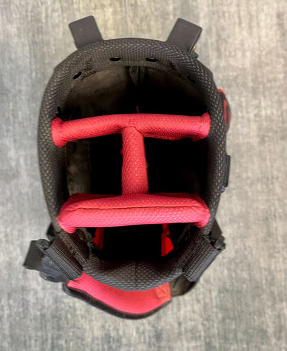 Nike Golf Black/Red Stand Golf Bag 4 Dividers 4 Pockets-Next Round