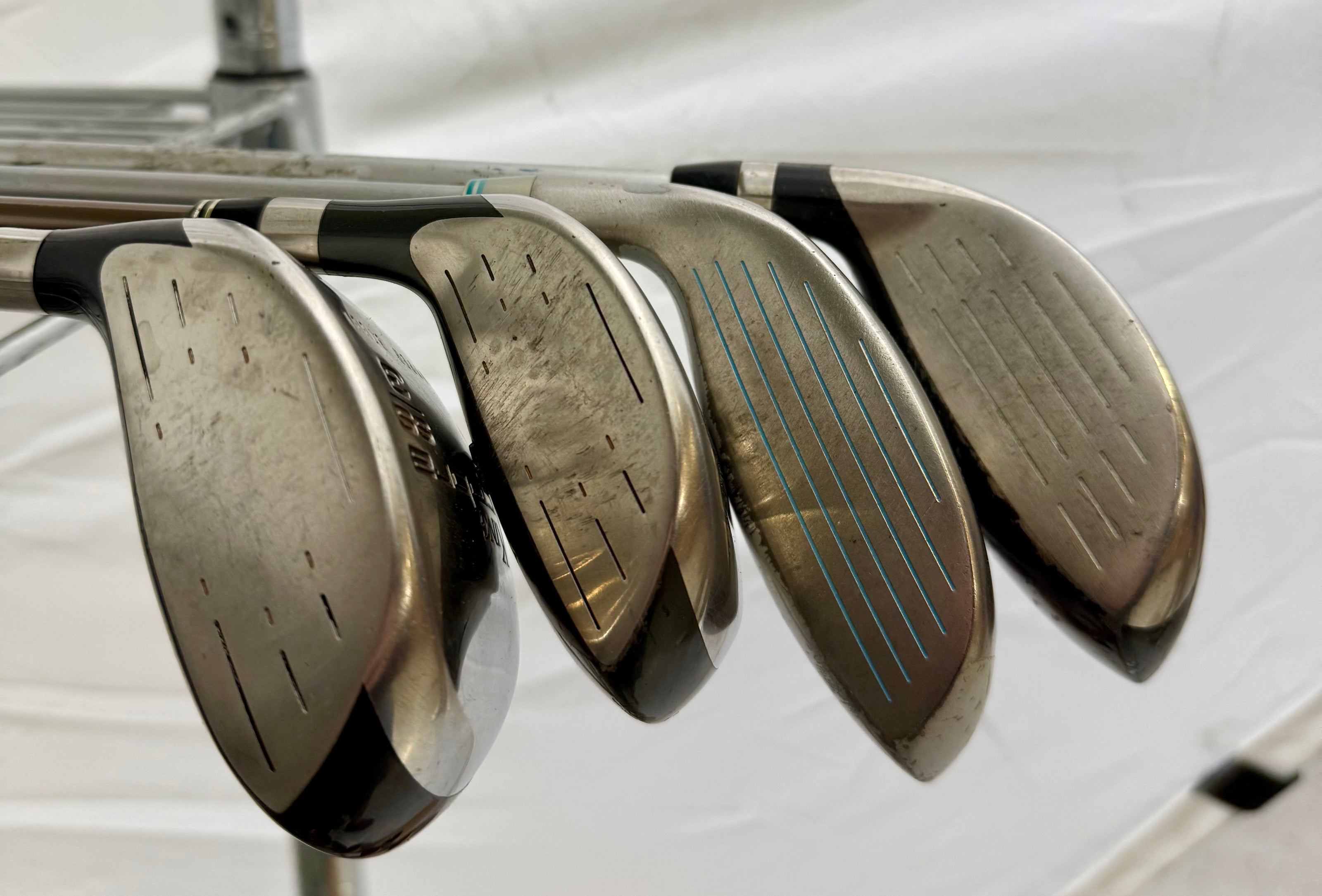 Wholesale Lot of 30 Golf Clubs - Cobra Woods & TaylorMade Drivers-Next Round