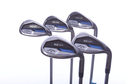 Used Callaway REVA Iron Set - Right-Handed - 7-PW, SW - Ladies Flex