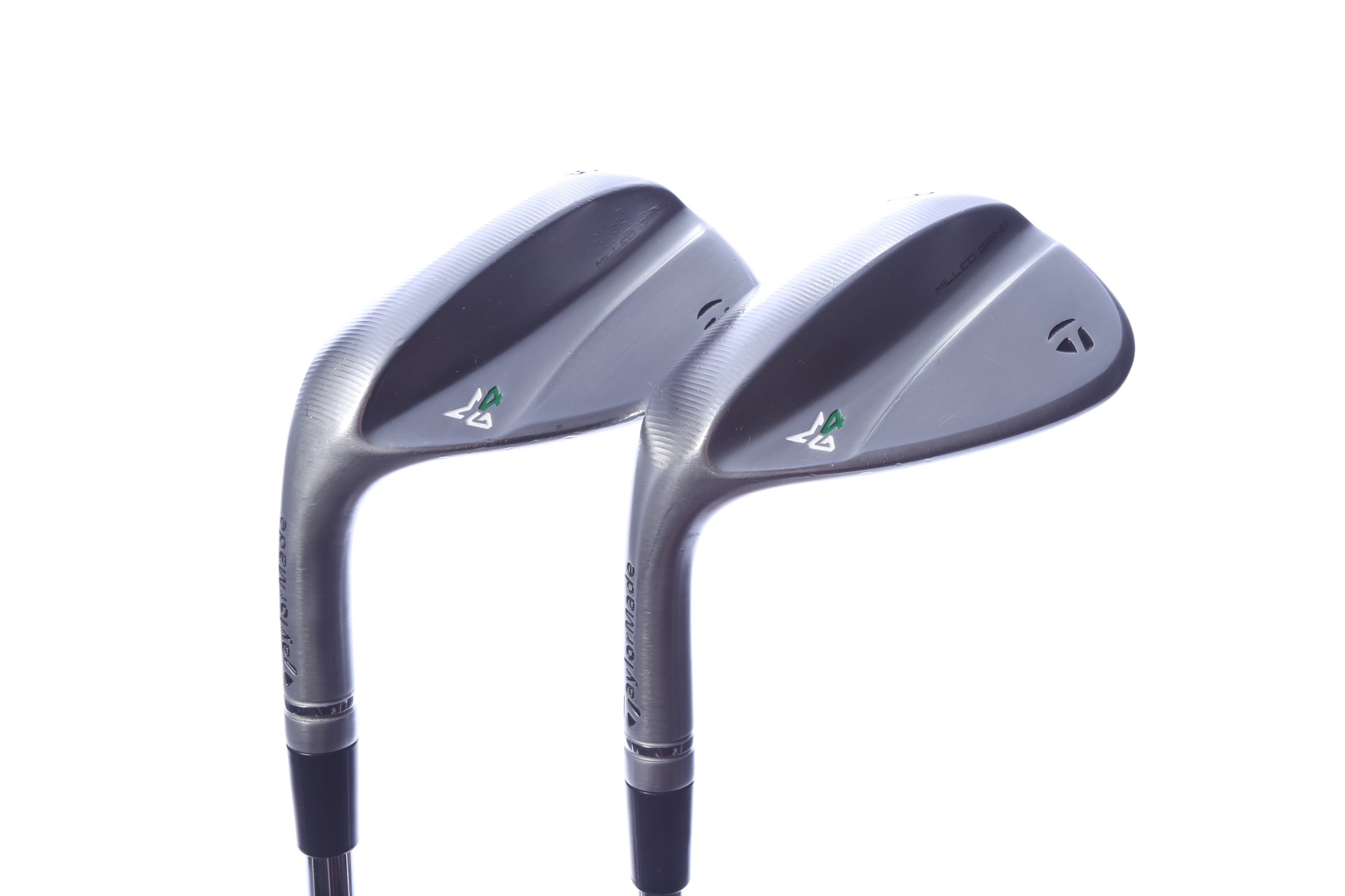 Used TaylorMade Milled Grind 4 Raw Wedge Set - Left-Handed - 56*, 60* - Wedge Flex