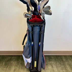 Us Kids Golf TS3 v5 1W, 3W, 3HY, 4H, 5-SW Kids Set RH 60G w/ matching TS3 Bag-Next Round