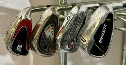 Wholesale Lot of 50 Golf Clubs - Assorted Irons and Wedges-Next Round