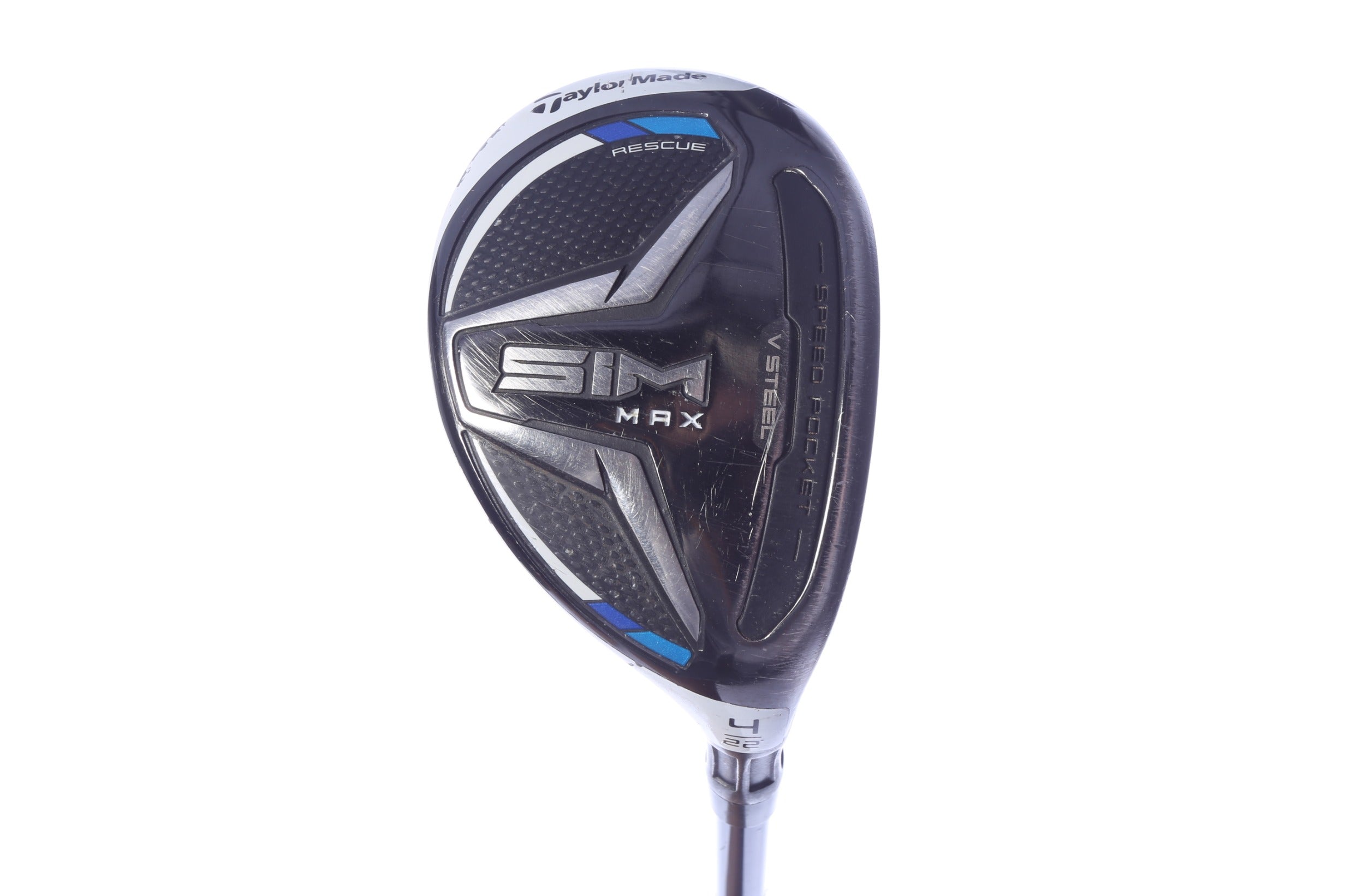 Used TaylorMade SIM MAX 4H Hybrid - Right-Handed - 22 Degrees - Regular Flex-Next Round