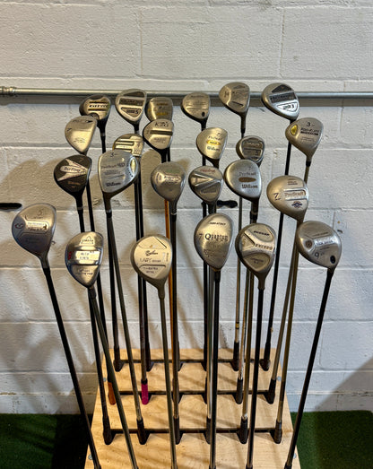 Wholesale Lot of 40 Golf Clubs - Assorted Fairway Woods - RH/LH - Mixed Flexes-Next Round