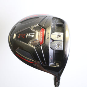 Used TaylorMade R15 Black Driver - Right-Handed - 10.5 Degrees - Stiff Flex-Next Round