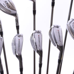 Used Adams Idea a2 OS Complete Set - Right-Handed - 1W, 3W, 5W, 4-7H, 8-PW, SW, Putter - Ladies Flex-Next Round