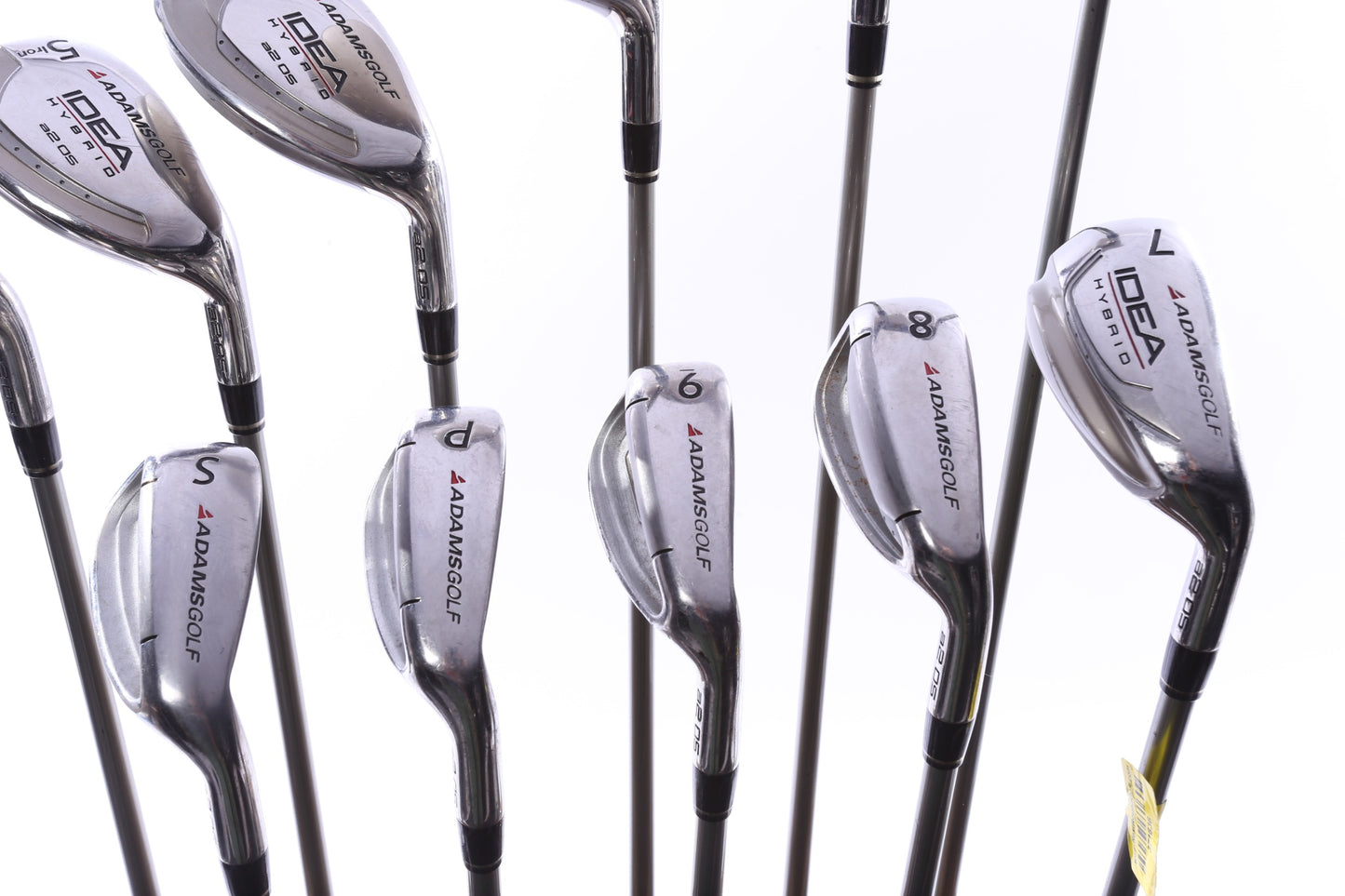 Used Adams Idea a2 OS Complete Set - Right-Handed - 1W, 3W, 5W, 4-7H, 8-PW, SW, Putter - Ladies Flex-Next Round