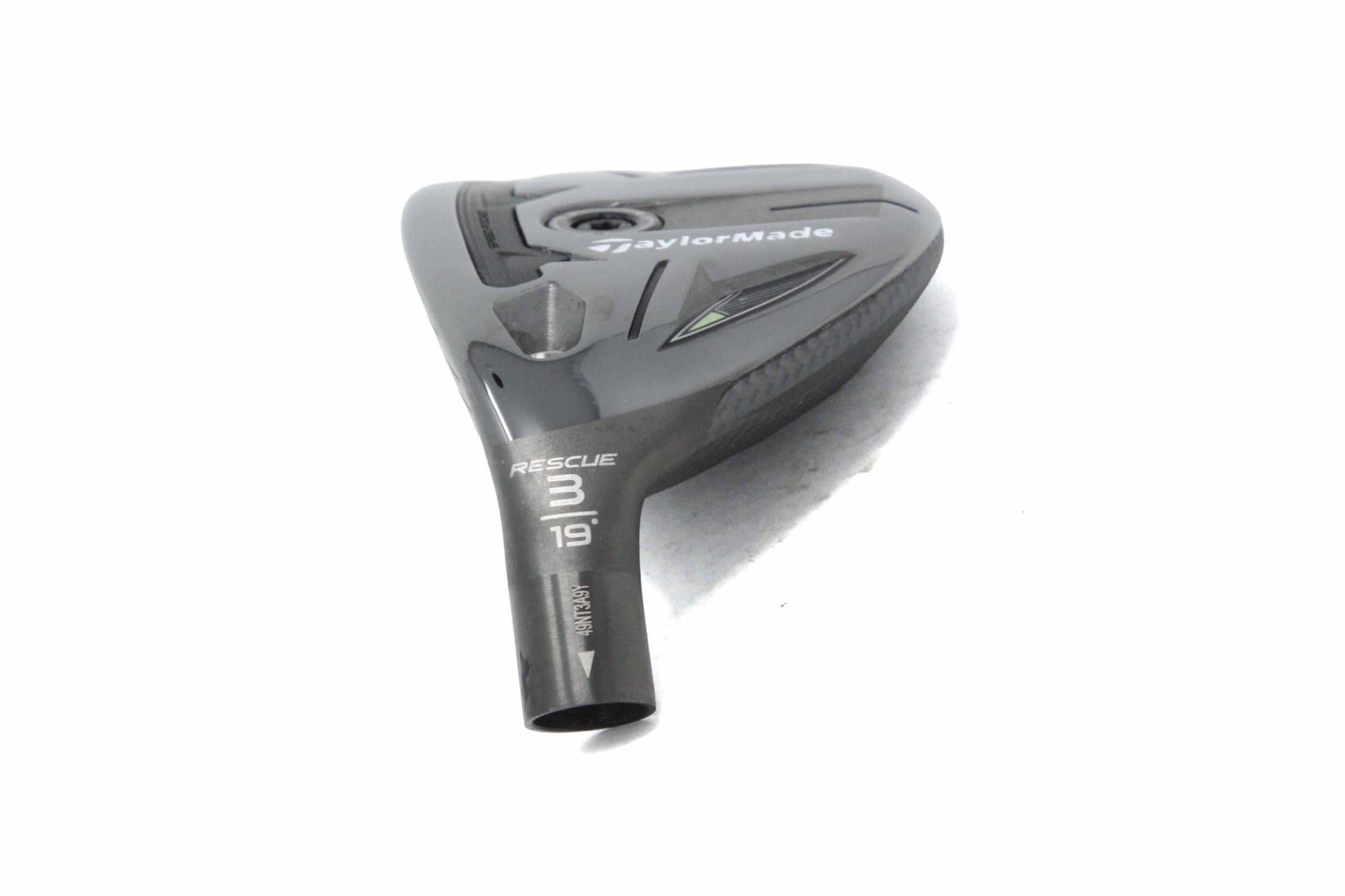Used TaylorMade Qi35 Rescue 3H - HEAD ONLY - Left-Handed - 19 Degrees