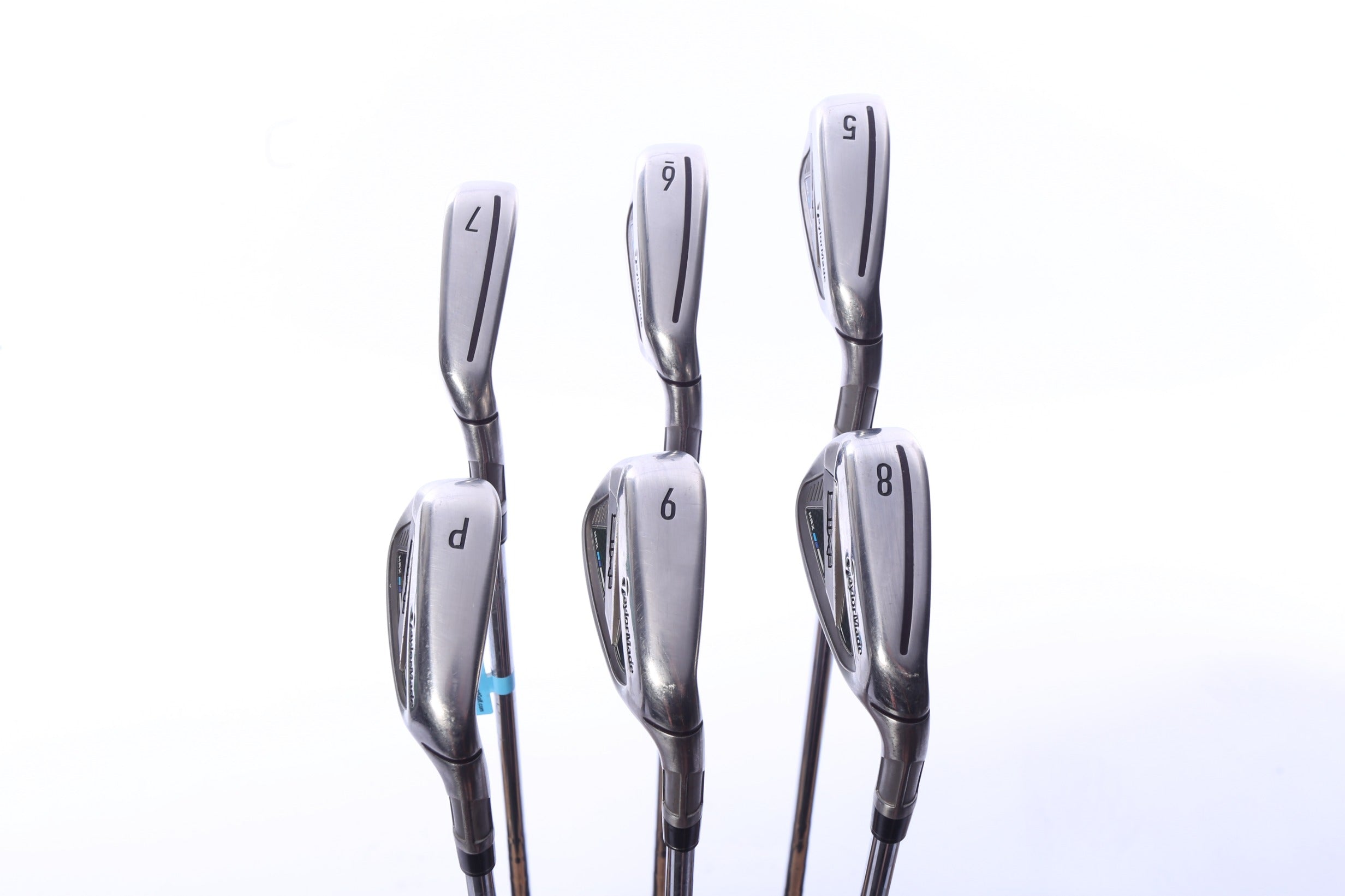 Used TaylorMade SIM2 MAX Iron Set - Right-Handed - 5-PW - Stiff Flex