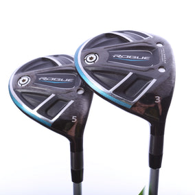 Used Callaway Rogue Wood Set - Right-Handed - 3W, 5W - Ladies Flex-Next Round