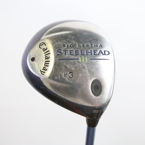 Used Callaway Steelhead III 3-Wood - Right-Handed - 15 Degrees - Ladies Flex
