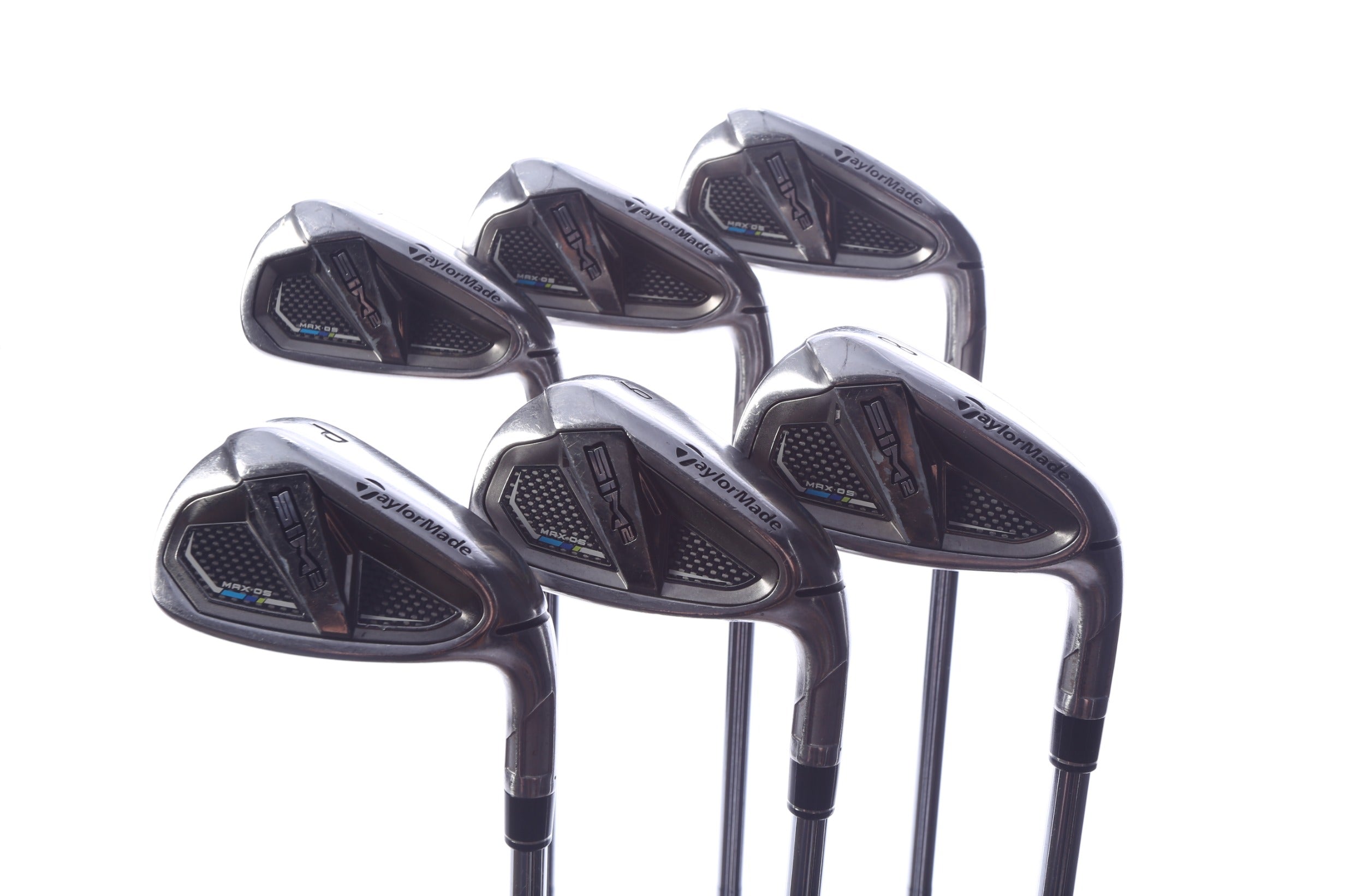 Used TaylorMade SIM2 MAX OS Iron Set - Right-Handed - 5-PW - Stiff Flex