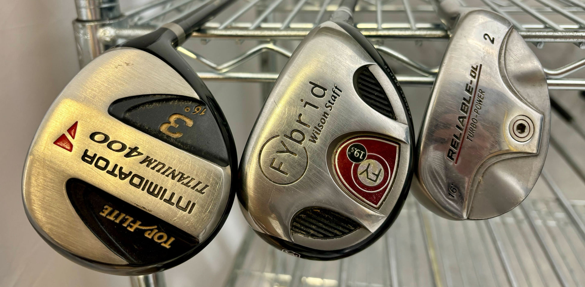 Wholesale Lot of 30 Golf Clubs - Left and Right-Handed - Assorted Fairway Woods-Next Round
