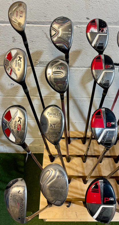 Wholesale Lot of 40 Golf Clubs - Assorted Hybrids-Next Round