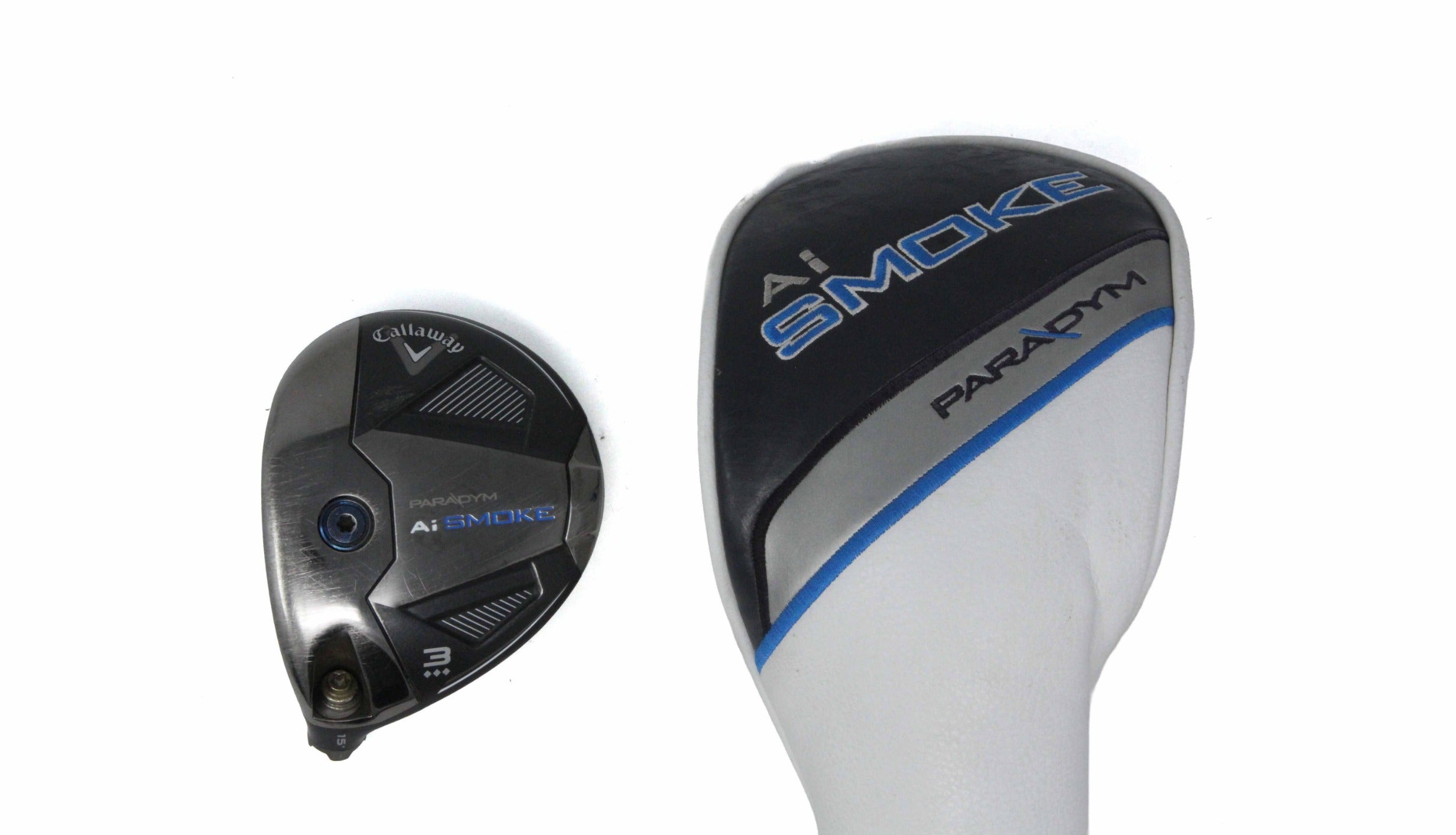 Used Callaway Paradym Ai Smoke Triple Diamond 3-Wood - Left-Handed - 15 Degrees - Not Specified Flex-Next Round