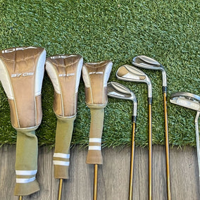 Used Adams Idea a7OS Complete Set - Right-Handed - 1W. 5W, 5H, 7i, 9i. SW - Ladies Flex-Next Round