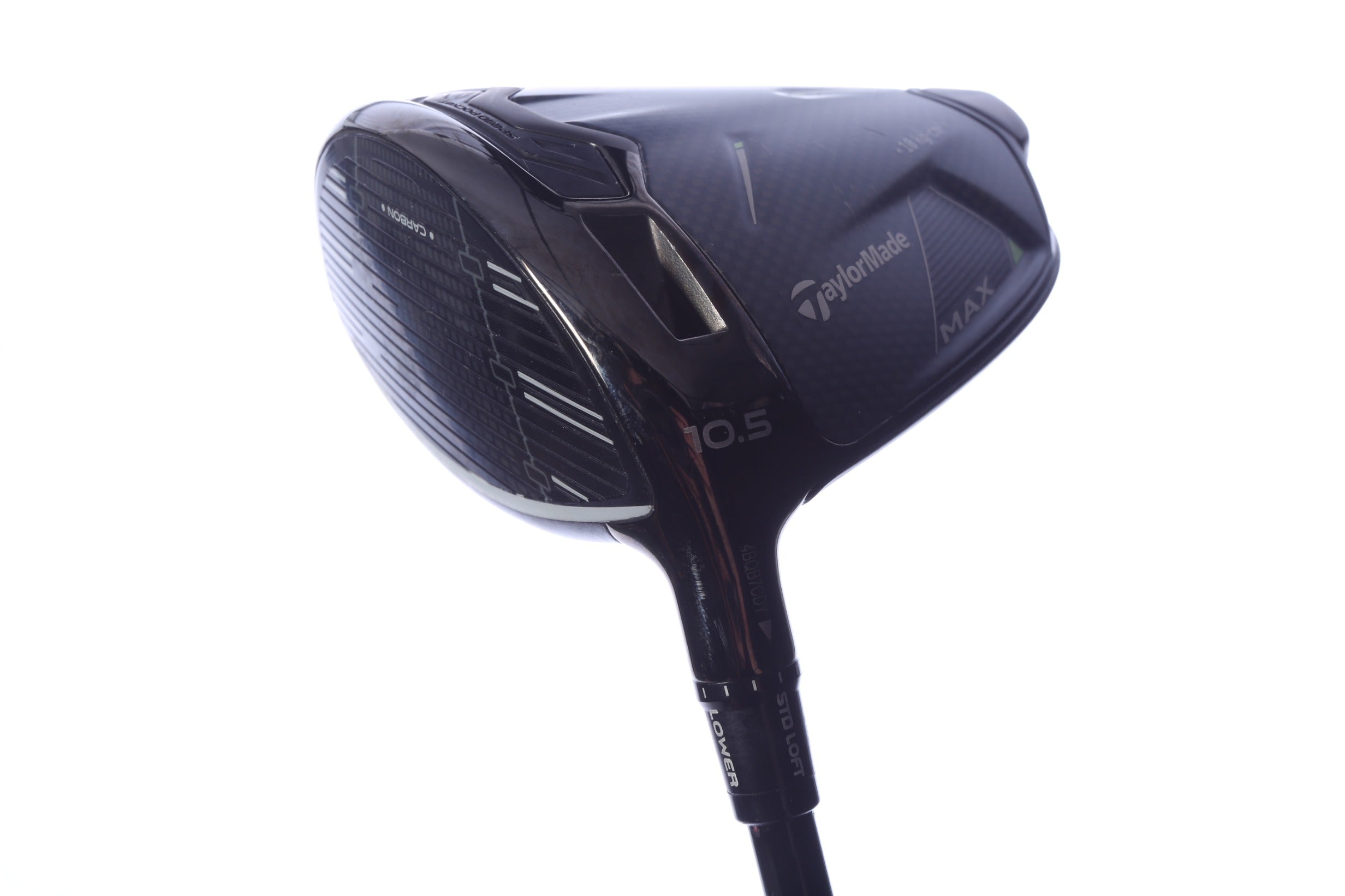 Used TaylorMade Qi35 MAX Driver - 10.5 Degrees - Stiff Flex Project X Hzrdus Smoke RDX Red - Left-Handed