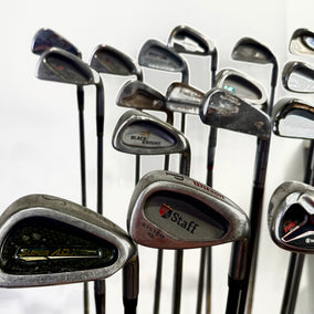 Wholesale Lot of 24 Golf Clubs - Right Handed - Assorted Irons and Wedges-Next Round