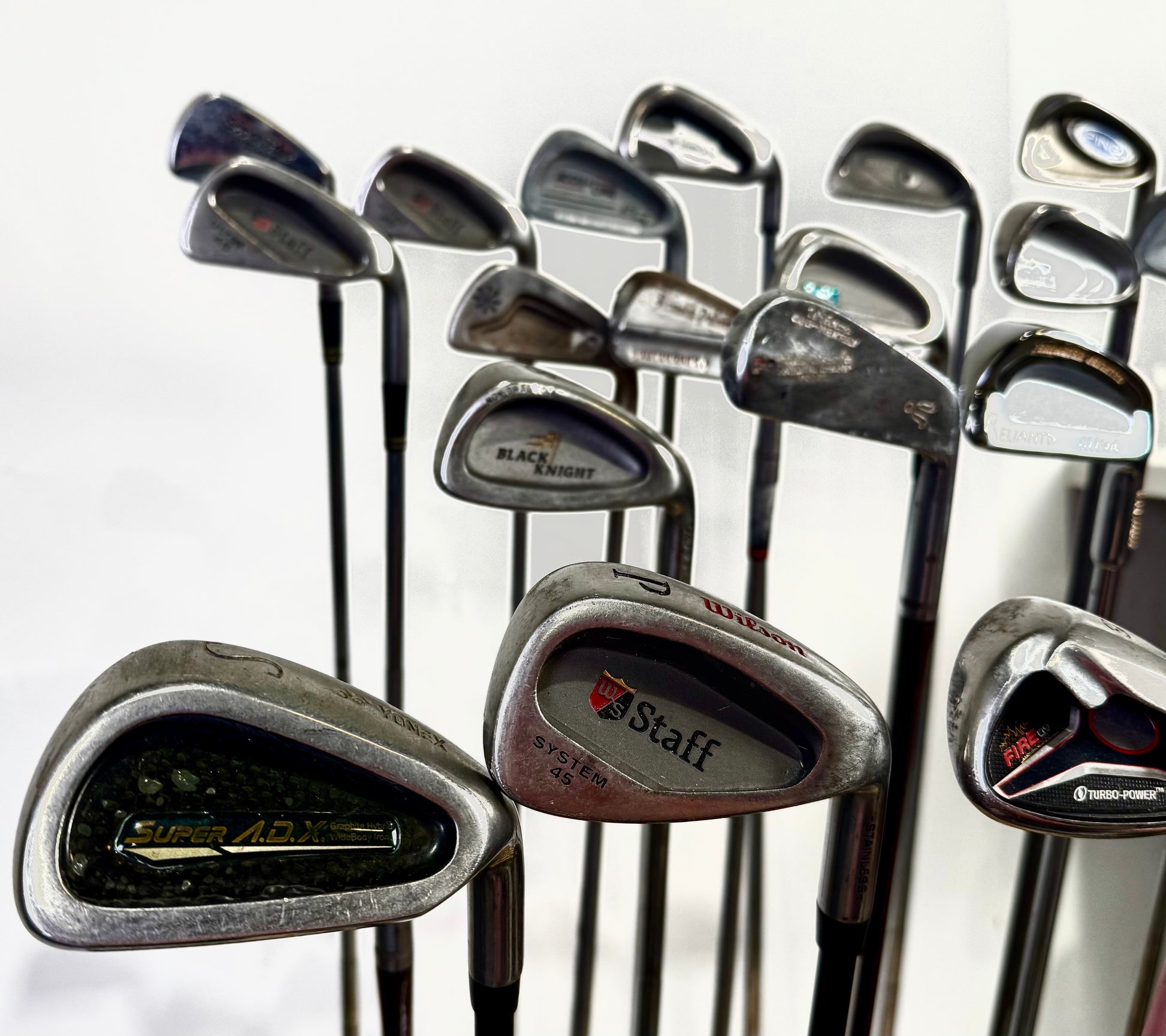 Wholesale Lot of 24 Golf Clubs - Right Handed - Assorted Irons and Wedges-Next Round