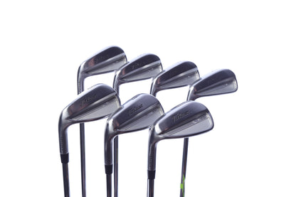 Used Titleist 2023 T100 Iron Set - Left-Handed - 4-PW - Stiff Flex